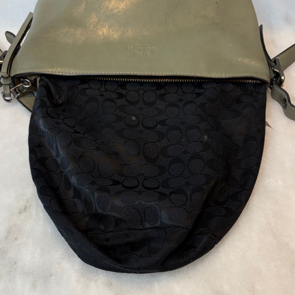 Coach Bag Purse Handbag Leather Bleecker Grommets Mini Duffel Bag Pocketbook - Picture 13 of 17